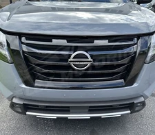 Gloss Black Grille Grill Overlay Trim 1 Piece FOR 2022-2025 Nissan Pathfinder