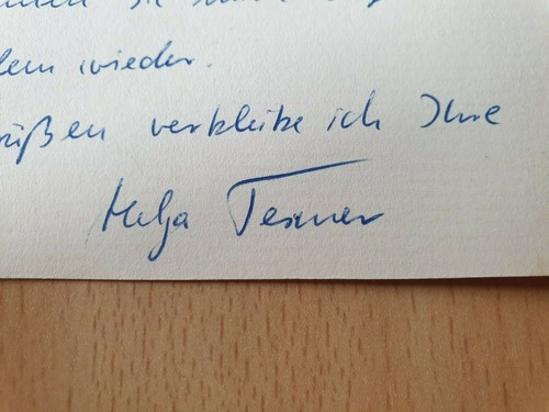 DDR Autogramm Helga Termer 1968 Oper Sopranistin Theater Potsdam später Dresden - Picture 2 of 2