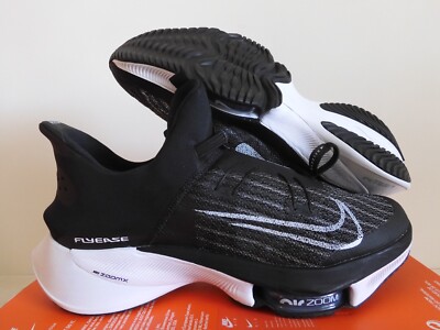 Nike Air Zoom Tempo Next% Flyease Black-White-Black Sz 15 Rare! [CV1889-005]