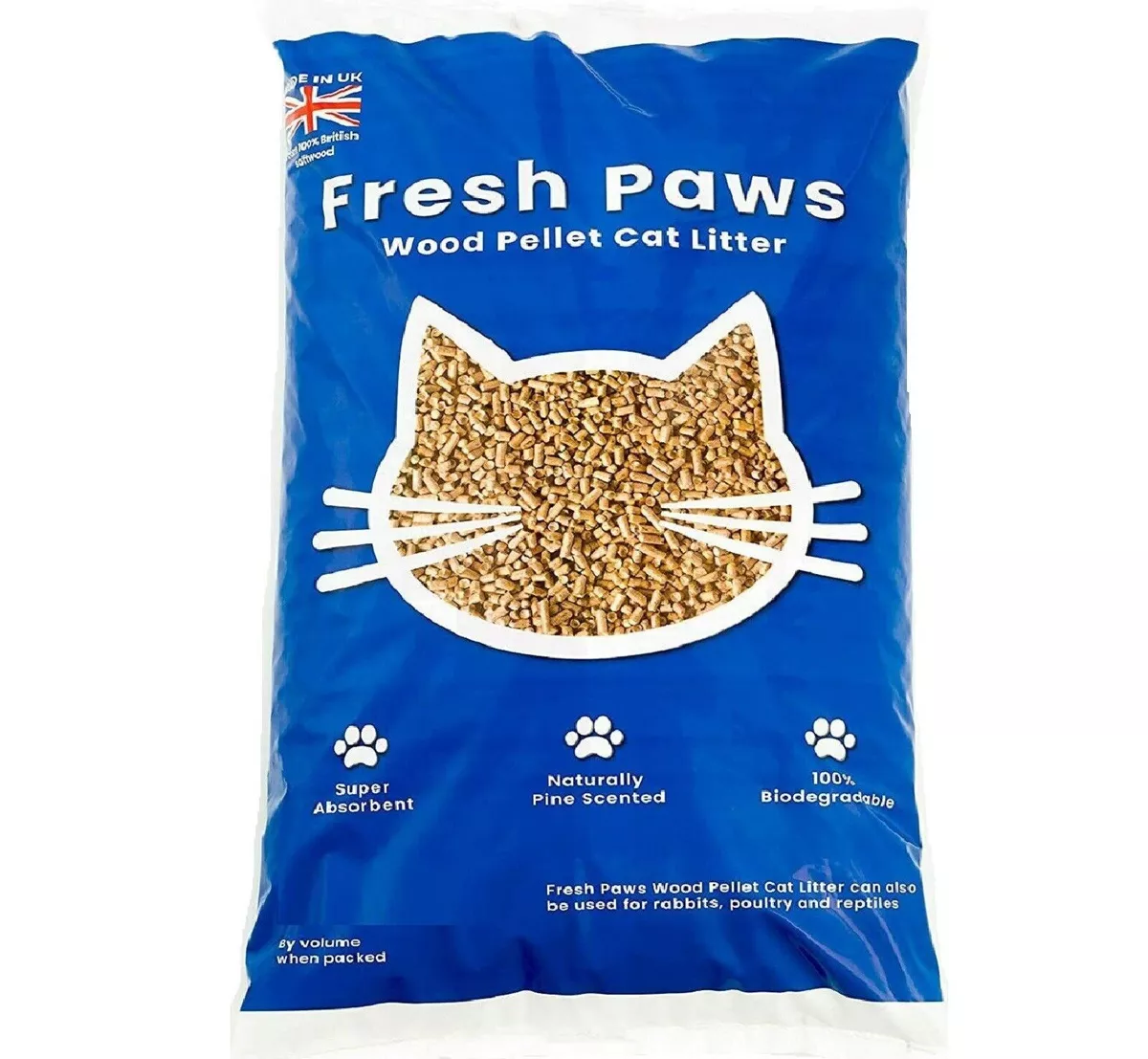 Wood pellet hotsell cat litter