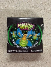 Amazing Putty Glow in the Dark Latex Free Grin Studios New Damaged Package