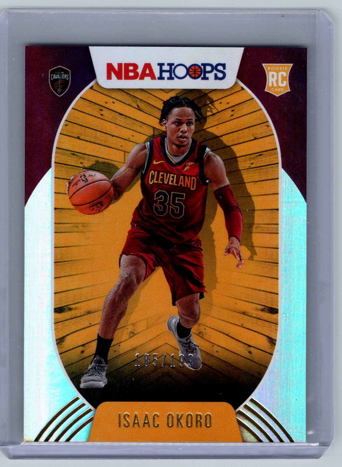 2020-21 Hoops #244 Isaac Okoro Silver #/199