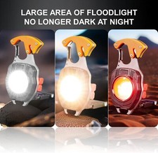 High Quality Pocket Flashlight Keychain, COB  LED Work Light