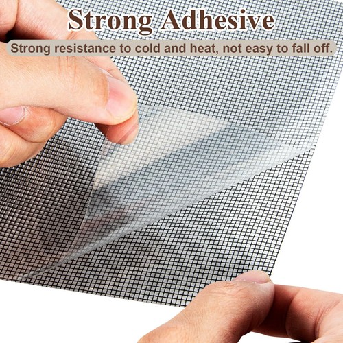 6 Pcs 5x7 Inch Screen Repair Kit Window Screen Mesh Adhesive Fiberglass Repair - Picture 6 of 7