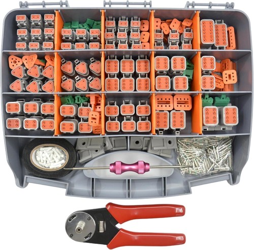 482 PCS DT Deustch Connector Kit, 2 3 4 6 8 12 Pin Waterproof Automotive Elec... - Picture 2 of 8