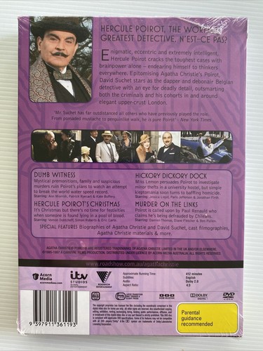DVD - Agatha Christie POIROT Season #6 - R4 - David Suchet - BRAND NEW & SEALED - Picture 2 of 2