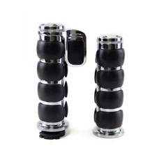 1” Motorcycle Handle Bar Hand Grips For Harley Sportster XL Honda Suzuki Yamaha