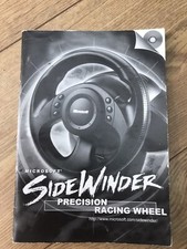 Microsoft Sidewinder Racing Wheel instruction booklet