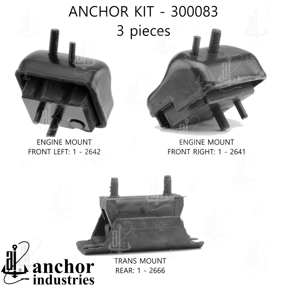 Kit de montaje de motor de anclaje para Ford Ranger 300083 1995-1997 Foto 4 de 4