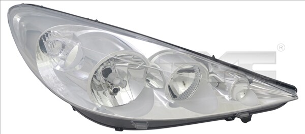 Right TYC 20-12181-15-2 Headlight for PEUGEOT