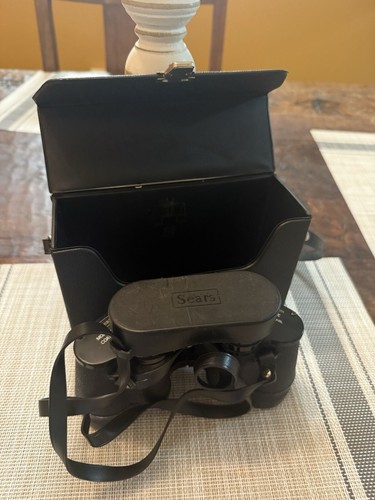 Sears Binoculars Model 2511 7x35mm Wide Angle 500ft At 1000yds With Case Vintage - Picture 2 of 8