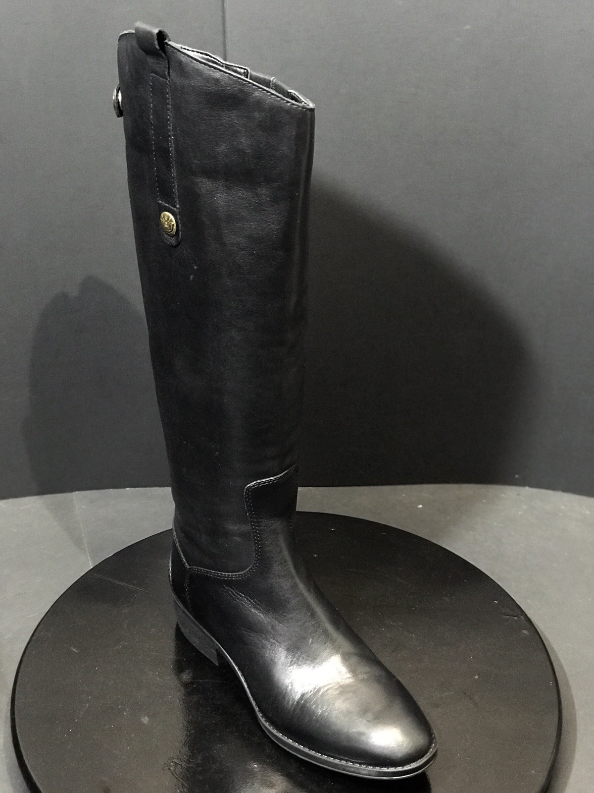 Sam Edelman Penny Penny Penny Black Leather Tall Knee High Riding Women Boots Size US 5.5 M 022fde Sam Edelman Penny Penny Penny Black Leather Tall Knee High Riding Women Boots Size US 5.5 M 022fde