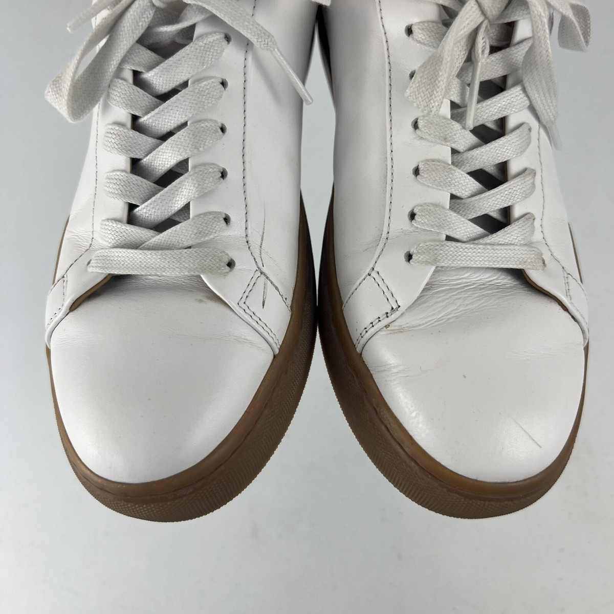 Thursday Boot Co. Legacy Men\'s US Size 8.5 White Leather Low Top Shoes Gum Soles White Leather Sneakers With Gum Sole Men main image 2