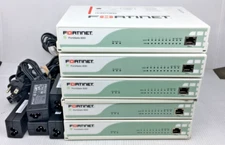 Lot of 5 Fortinet Fortigate 60D FG-60D Firewall Security Appliance Power Supply