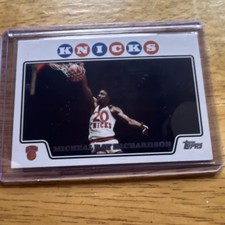 Topps Micheal Ray Richardson #186 New York Knicks Basketball Card Base Set