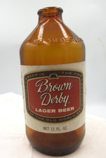 LM - 1969 Brown Derby Lager Maier Brewing Co Los Angeles Ca 5 3/4