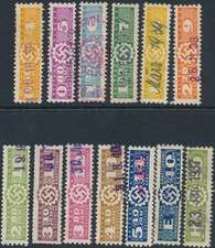 Stamp Germany Revenue WWII Fascism War Era War DAF C Selection Used