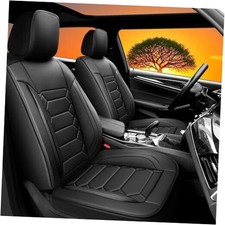 Fundas de asiento de autom vil Juego completo de fundas de asiento QF001 Negro