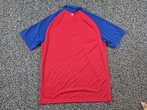 Philadelphia Phillies MLB Nike Dri Fit Authentic Performance Polo Red Size Large - Picture 10 of 10