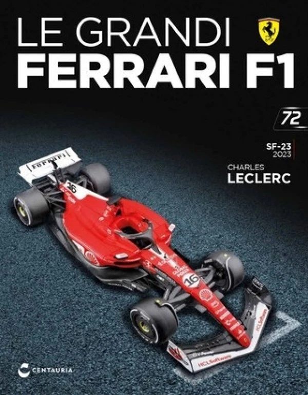 Ferrari SF-23 - Charles Leclerc - 2023 - Le grandi Ferrari F1 - 1:24 nr 72 - Immagine 3 di 4