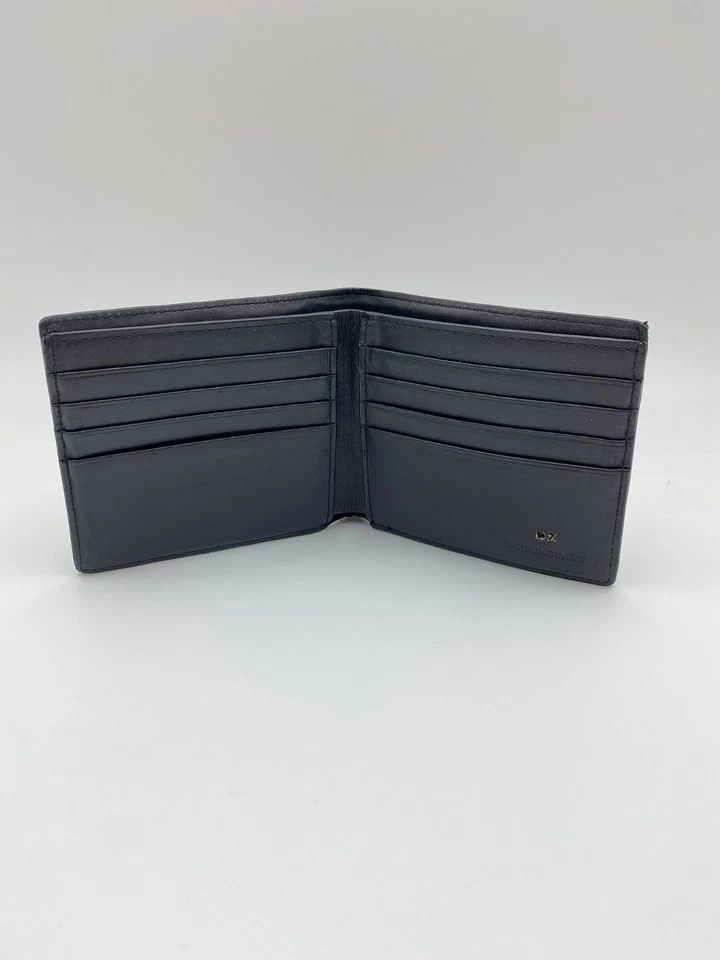 Burberry Smoked Check Hip Fold Wallet Grey - Image 3 of 4