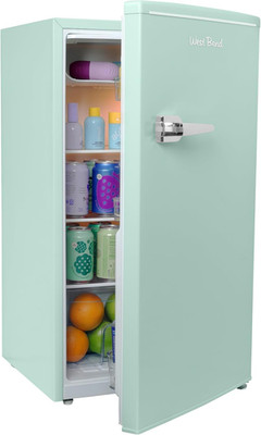 Mini Fridge for Bedroom, Office, Bar or College Dorm Room, Retro Compact Refrige
