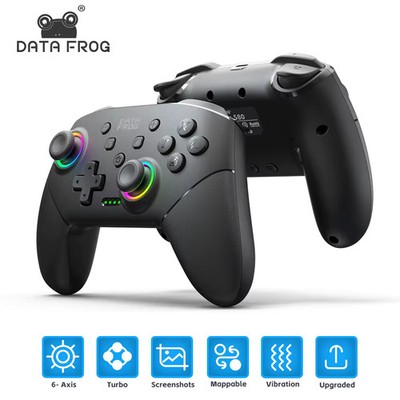 Switch Pro Controllers for Switch data frog/Switch Lite Wireless Remote Gamepad 