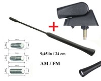 Newparts Antennenfuß Funk 106 205 206 306 806 Expert Partner Schwarz