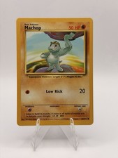 Pokémon Machop Base Set 52/102 Common Regular Basic 50 HP 1999 Card