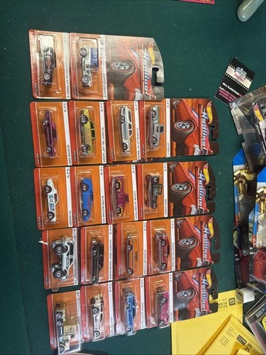 Hot Wheels Redline 2015 COMPLETE SET OF 18 gto Skyline Ford Chevy Dodge Camaro