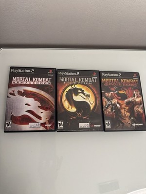 Mortal Kombat PS2 Lot Shaolin Monks, Deception & Deadly Alliance, All CIB & Work