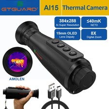 UK Handheld Thermal Imaging Monocular Ai 384x288 (50Hz) @12μm Heat Sensing Lens