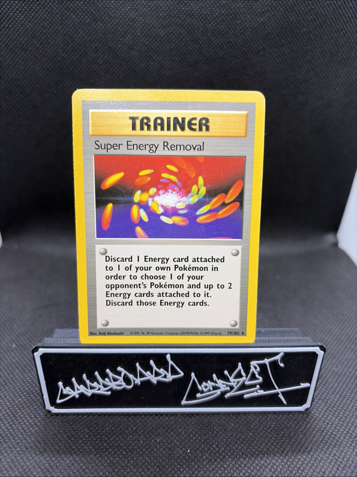 Pokémon TCG Base Set Trainer Super Energy Removal Card 79/102 Rare