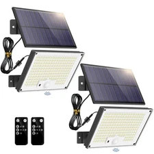 Solar Lights for Outside, 172LED 3Modes Split Motion Sensor Outdoor Lights