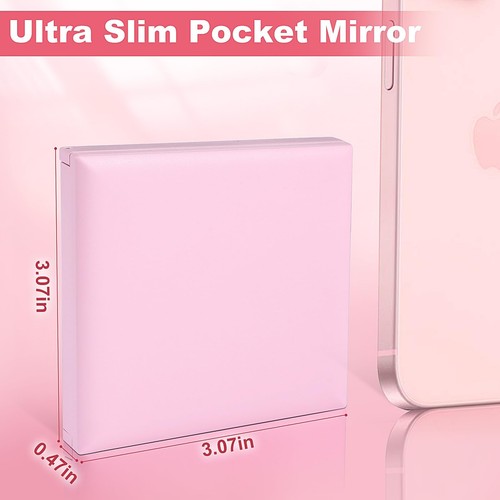 Compact Mirror, 1X/3X Magnification LED Travel Makeup Mirror with Lights, Sma... - 第 5/8 張圖片