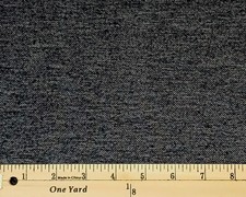 Stretch Denim Knit Indigo Blue Poly/Rayon/Spandex Fabric by the Yard D909.28