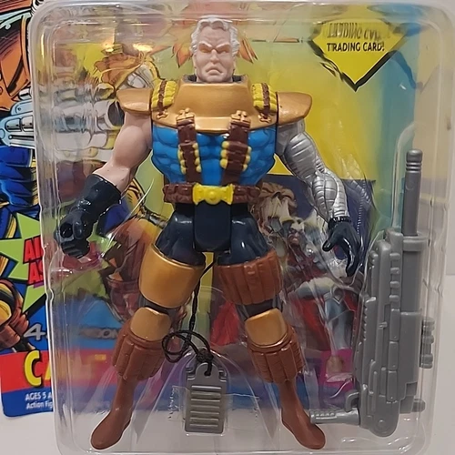 Vintage 1994 ToyBiz Marvel X-Men X-Force 4th Edition Cable Air Assault Action - Picture 2 of 3