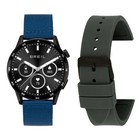 Smartwatch BREIL BC-2 TW2096 de Tissu Nylon Bleu  Silicone Touchscreen GPS Sport