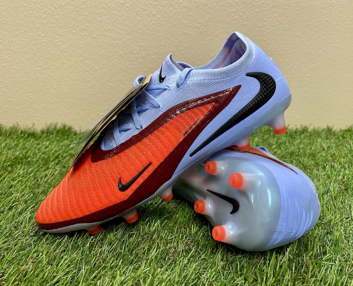 Nike Phantom 6 Low Elite AG Gripknit Red Blue Soccer Cleats HQ2335
