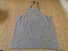 Vintage Denim Work Shop Apron Selvedge Hickory Striped Workwear