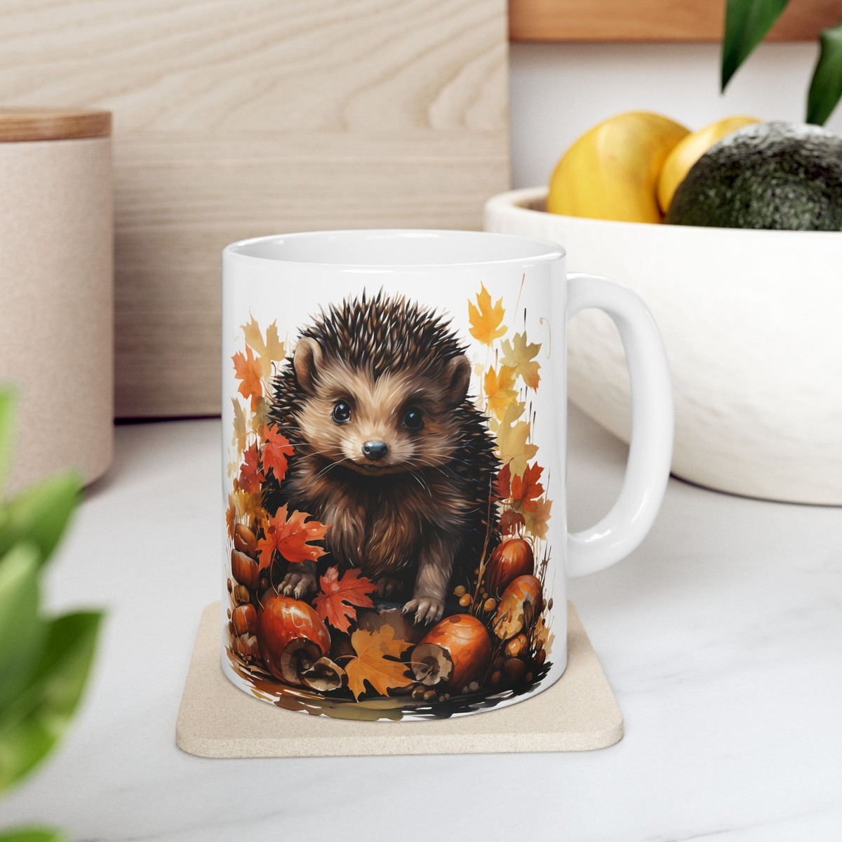 8 oz travel coffee mug DOGS & COFFEE: Travel mug with a handle