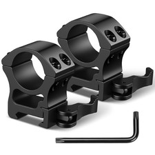 2Pcs 1 inch/25.4mm Scope Rings Mount Quick Release Precison Picatinny Rail Mount