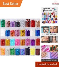 Chunky Fine Glitter Pack for Crafts Makeup Body Resin Nails Body