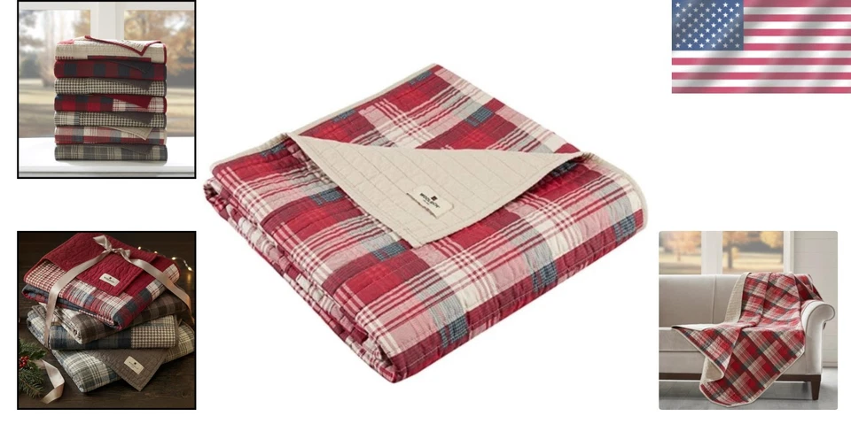 Luxury Moose Design Quilted Throw - Image 2 of 4