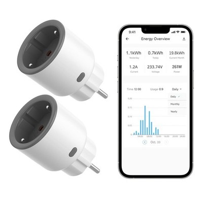 S60TPF Wlan Smart Steckdose Alexa Smart Plug 2er Pack (16A 4000W) Smarte Stecker