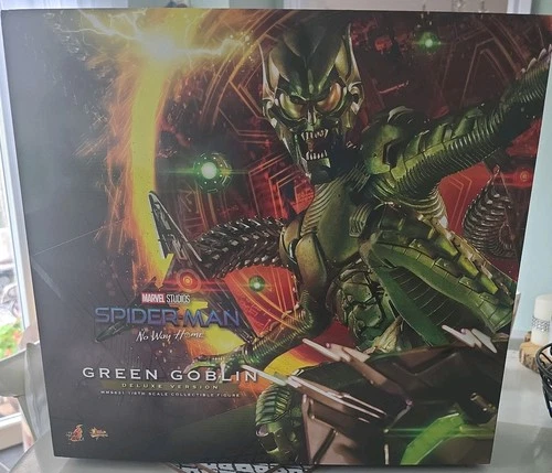 Hot Toys MMS631 Spider-Man: No Way Home Escala 1/6 Duende Verde Versión Deluxe