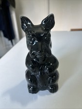 WADE POTTERY black SCOTTIE DOG MONEY BOX 7 inches  collectable