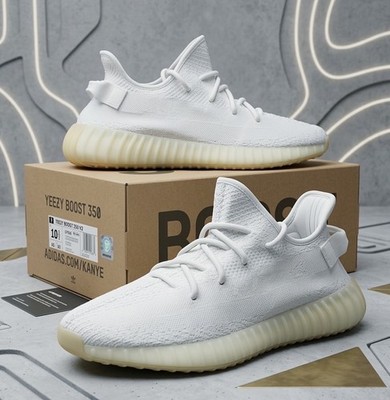 Adidas Yeezy Boost 350 V2 Triple White Cream CP9366 Men's 10.5 Authentic NIB