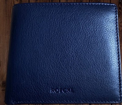 Roeckl Geldbeutel Herren Blau, Wie Neu, Leder