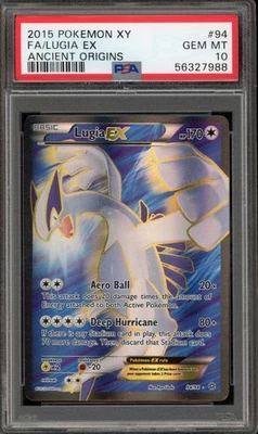Pokemon Lugia EX XY Ancient Origins Full Art #94 PSA 10 Gem Mint